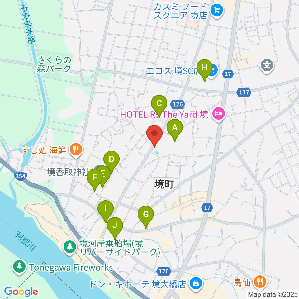 楽園堂周辺の駐車場・コインパーキング一覧地図