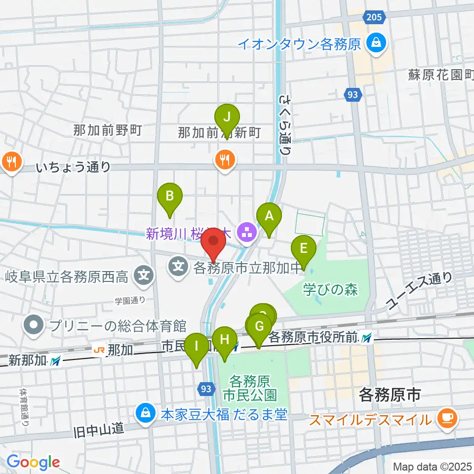 ウインドウエーブ 管楽器教室周辺の駐車場・コインパーキング一覧地図