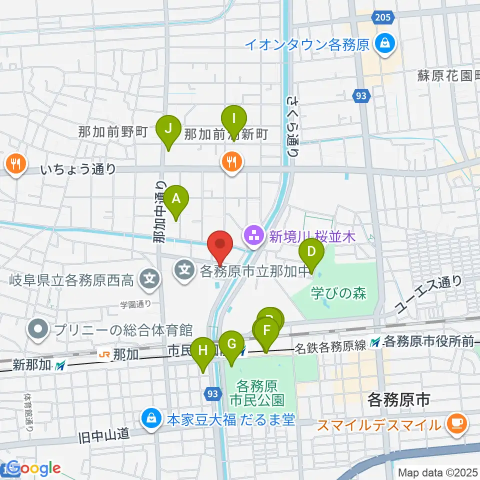 ウインドウエーブ 管楽器教室周辺の駐車場・コインパーキング一覧地図