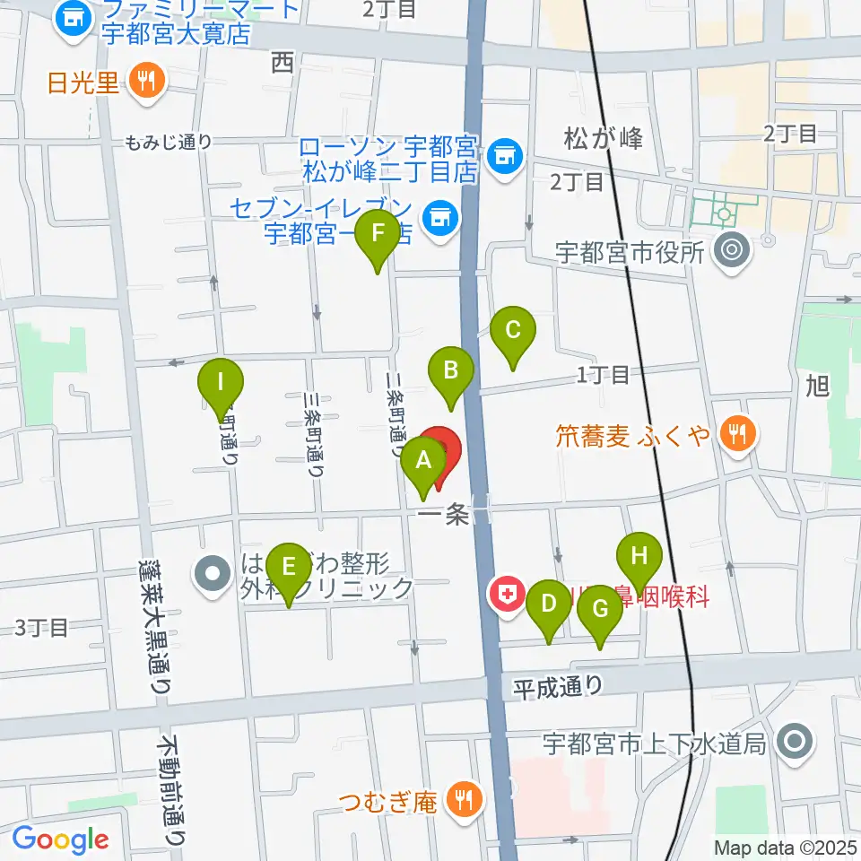 アプトホール周辺の駐車場・コインパーキング一覧地図