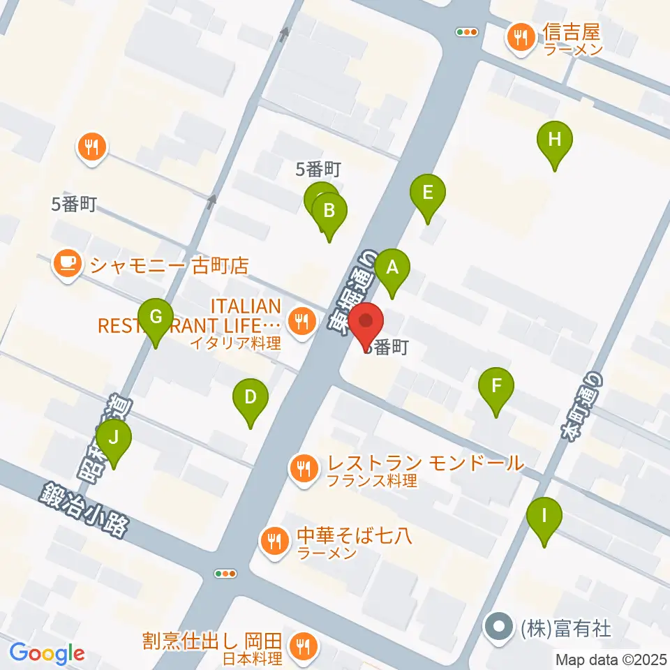 あぽろん新潟店周辺の駐車場・コインパーキング一覧地図