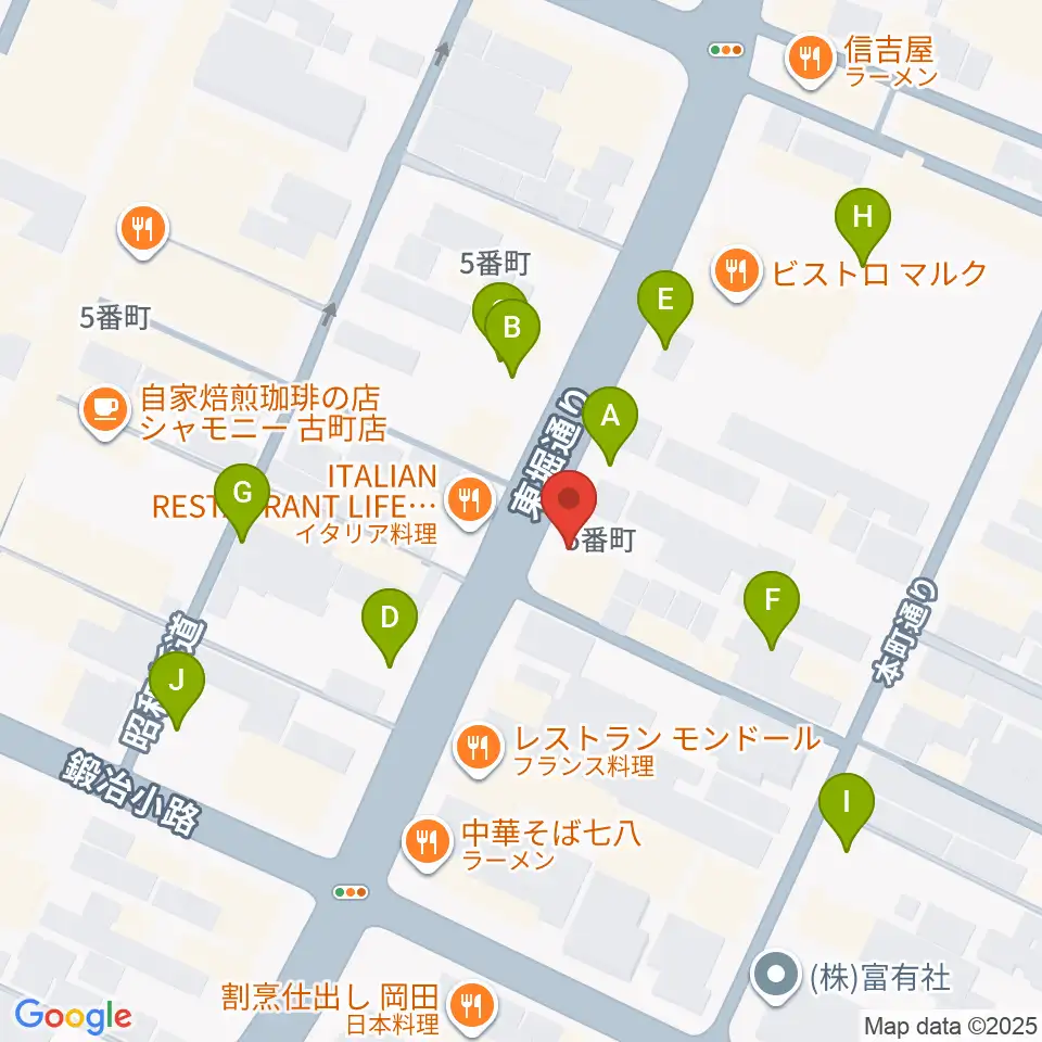 あぽろん新潟店周辺の駐車場・コインパーキング一覧地図