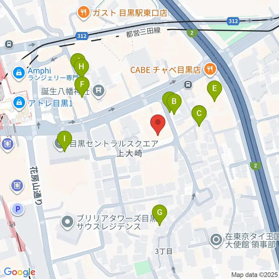 アスク音楽院 東京周辺の駐車場・コインパーキング一覧地図