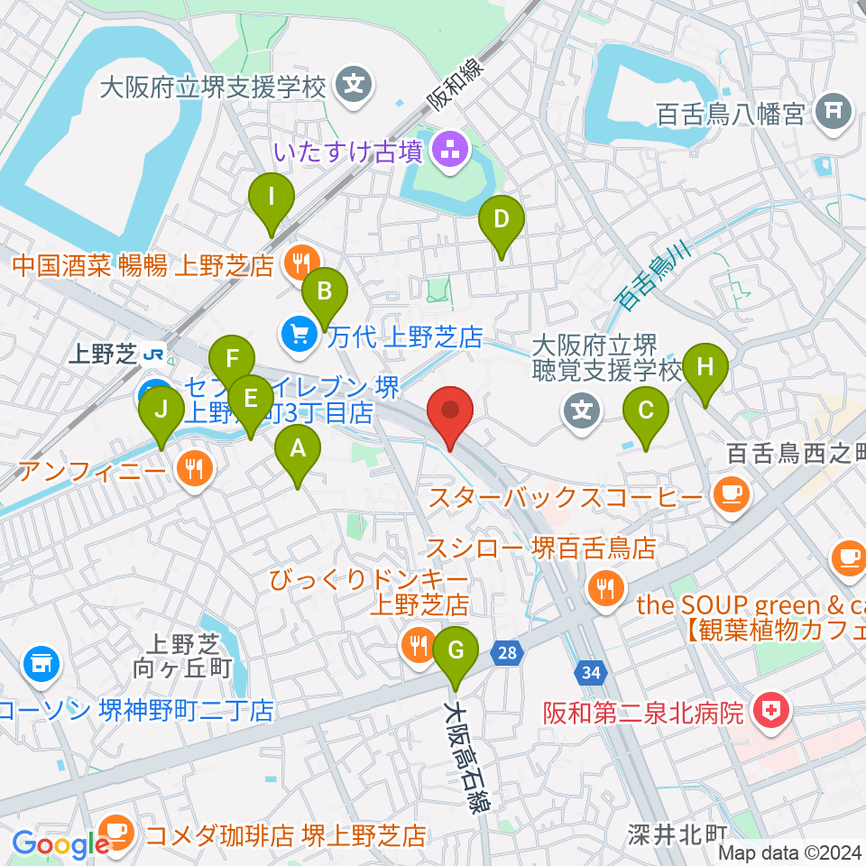 FSアカデミー本校周辺の駐車場・コインパーキング一覧地図