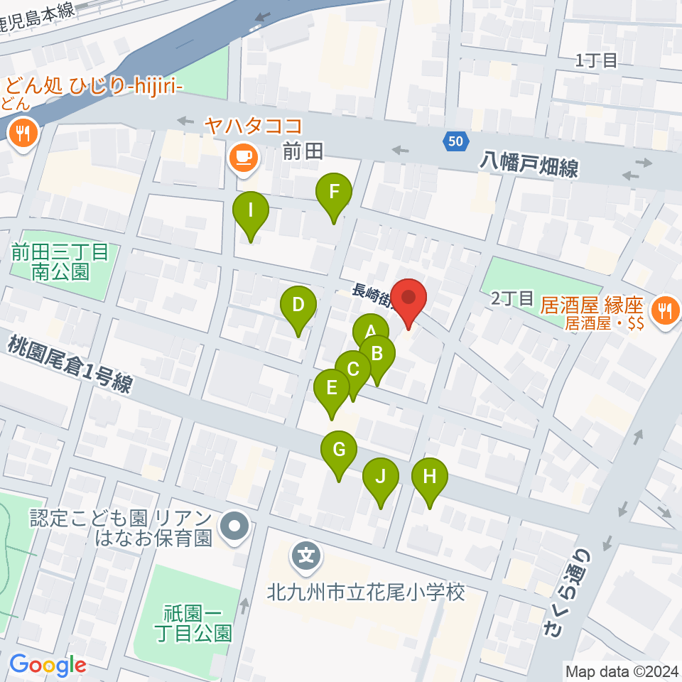 フルート＆ピアノ教室 癒音工房周辺の駐車場・コインパーキング一覧地図