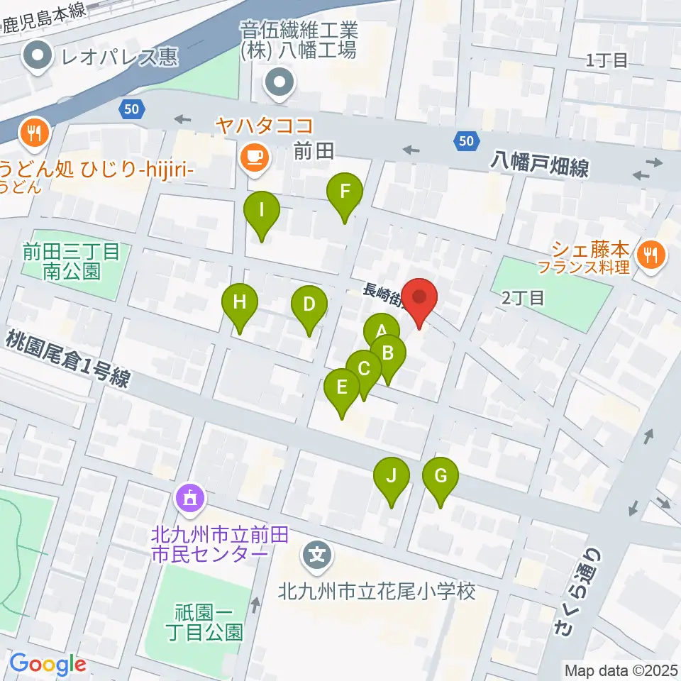 フルート&ピアノ教室 癒音工房周辺の駐車場・コインパーキング一覧地図