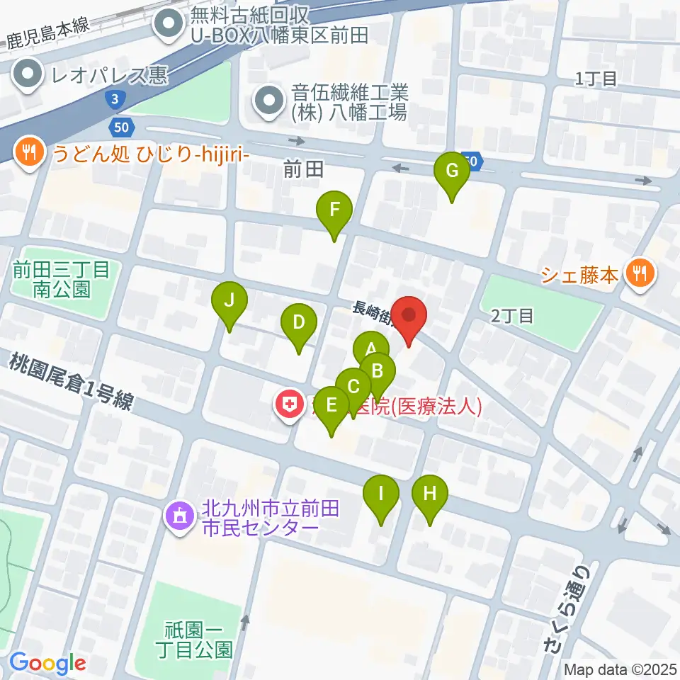 フルート&ピアノ教室 癒音工房周辺の駐車場・コインパーキング一覧地図