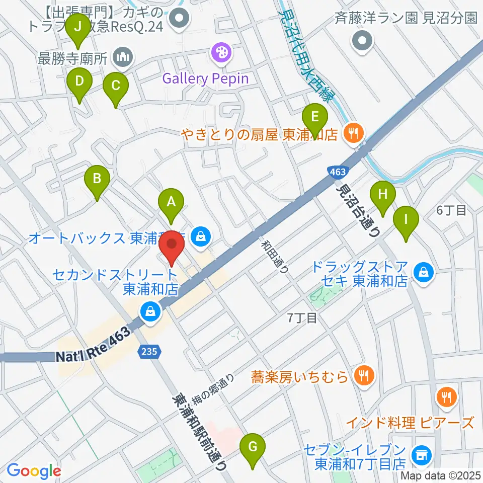 音楽クラブプラネッツ周辺の駐車場・コインパーキング一覧地図