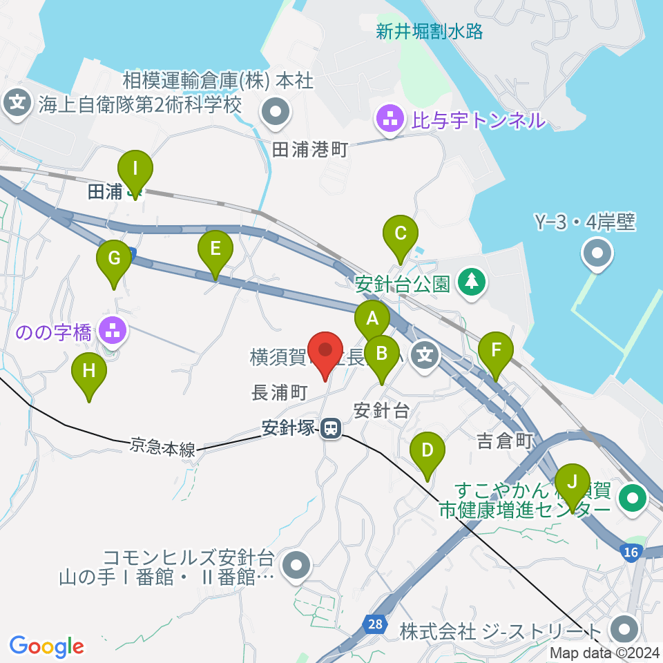 アラベスク音楽教室周辺の駐車場・コインパーキング一覧地図