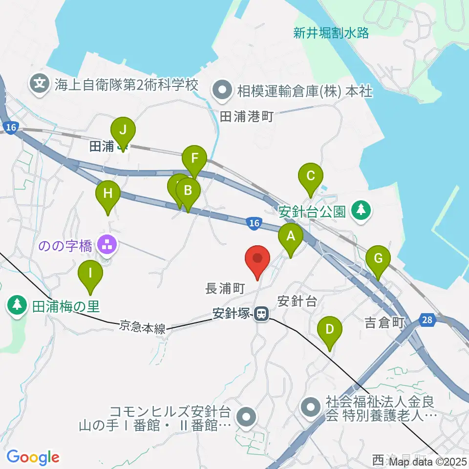 アラベスク音楽教室周辺の駐車場・コインパーキング一覧地図