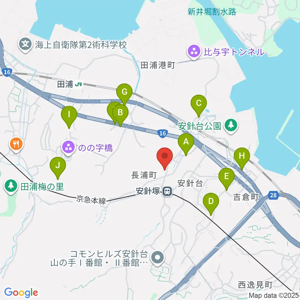 アラベスク音楽教室周辺の駐車場・コインパーキング一覧地図