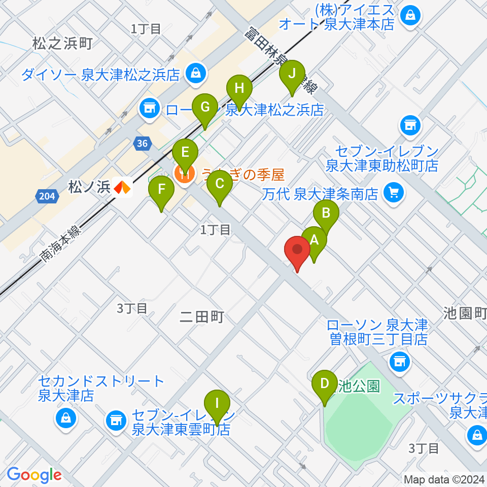 グレイスピアノサービス周辺の駐車場・コインパーキング一覧地図