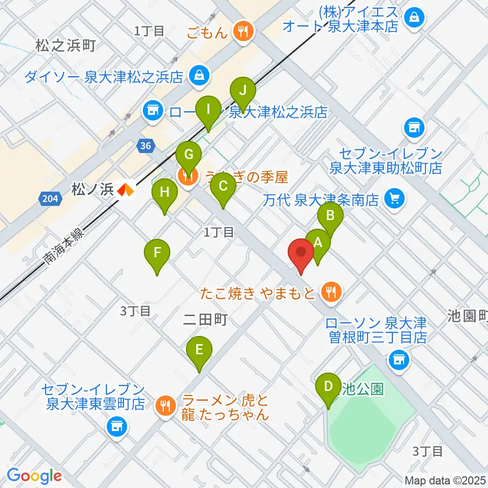 グレイスピアノサービス周辺の駐車場・コインパーキング一覧地図