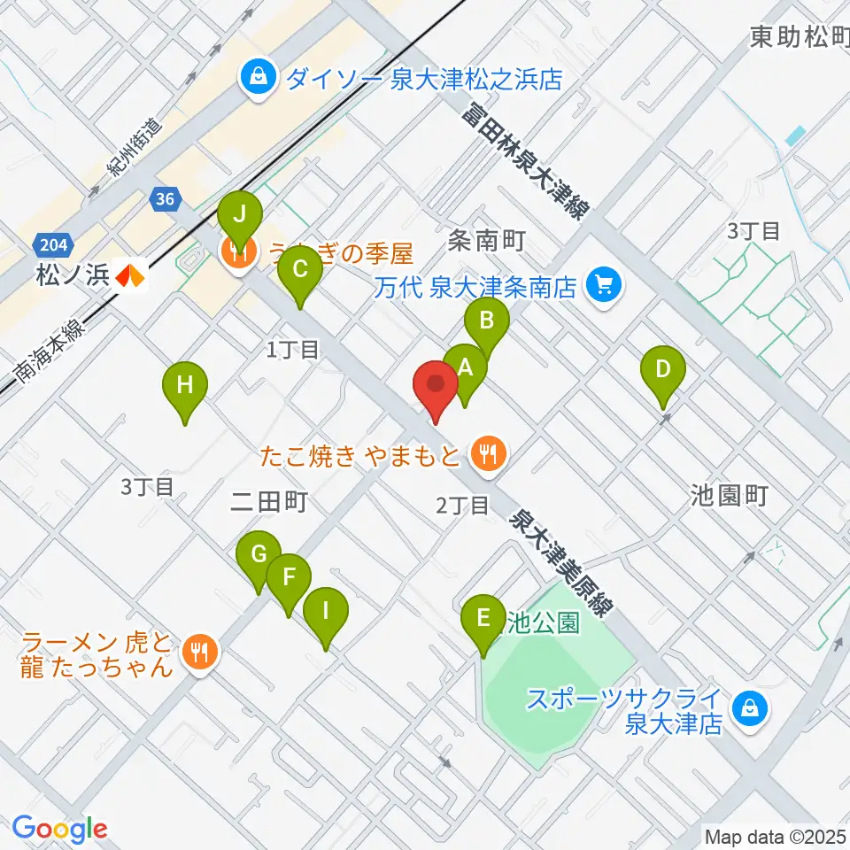 グレイスピアノサービス周辺の駐車場・コインパーキング一覧地図