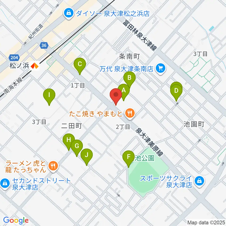 グレイスピアノサービス周辺の駐車場・コインパーキング一覧地図