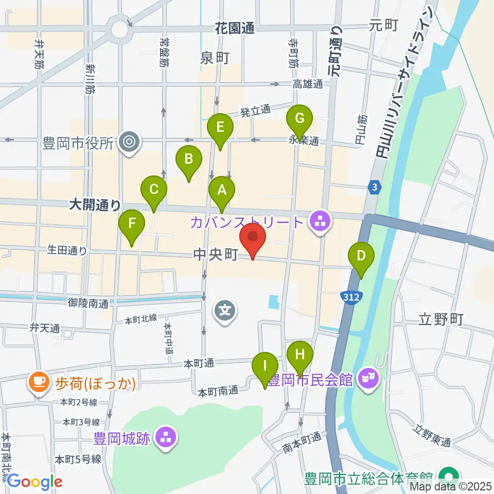 田中音友堂周辺の駐車場・コインパーキング一覧地図