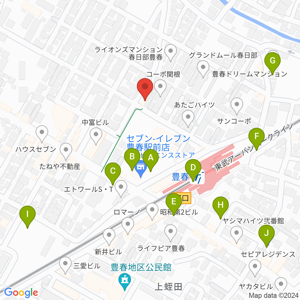 ピアノ・アコースティックスタジオあんぷらぐど周辺の駐車場・コインパーキング一覧地図