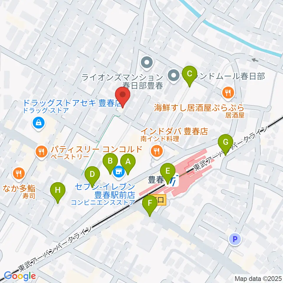 ピアノ・アコースティックスタジオあんぷらぐど周辺の駐車場・コインパーキング一覧地図