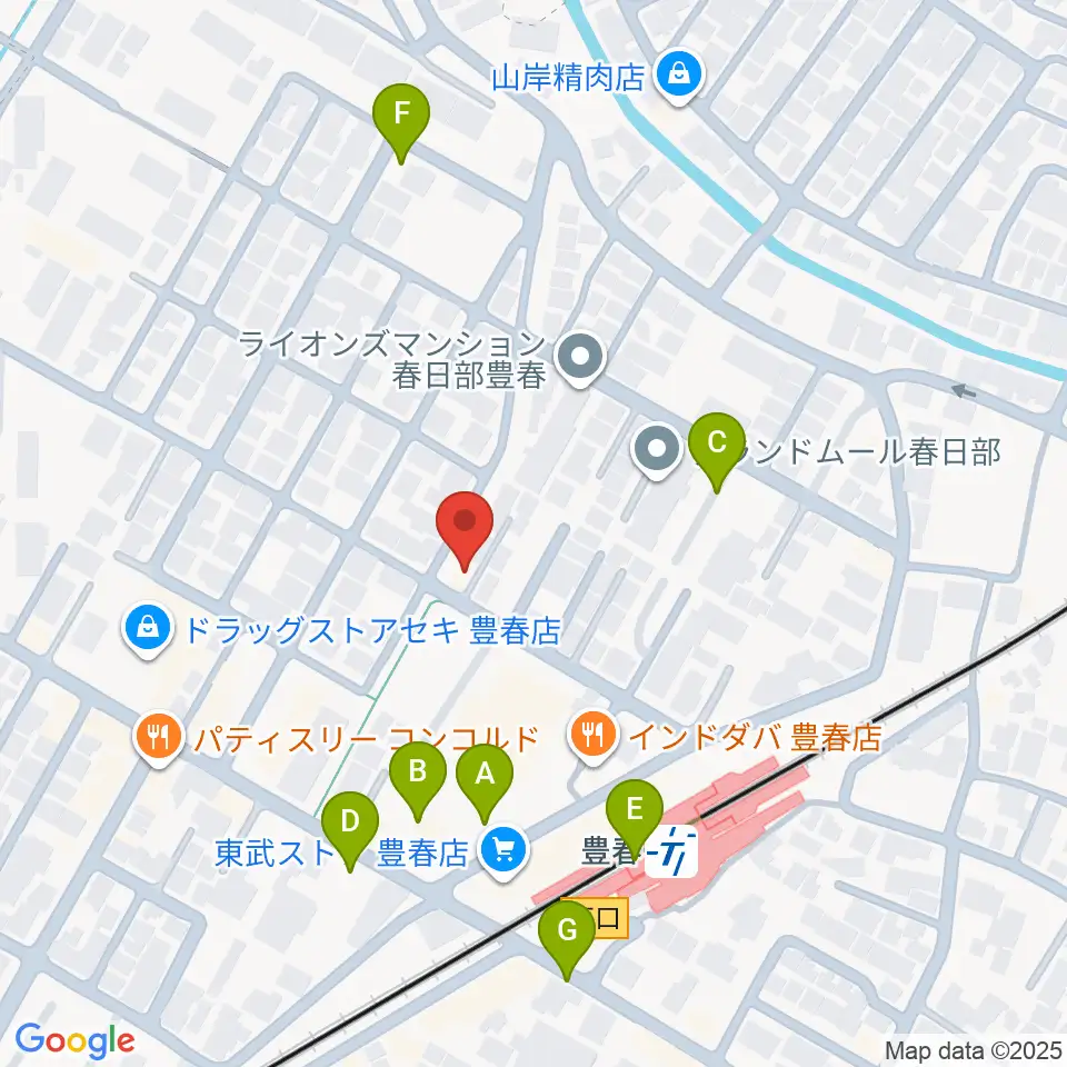ピアノ・アコースティックスタジオあんぷらぐど周辺の駐車場・コインパーキング一覧地図