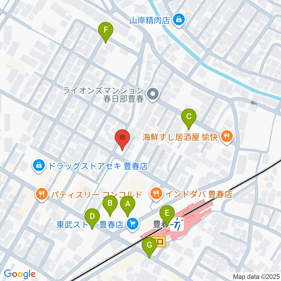 ピアノ・アコースティックスタジオあんぷらぐど周辺の駐車場・コインパーキング一覧地図