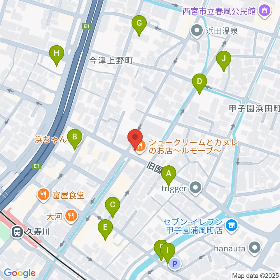 有限会社グーターコンパス周辺の駐車場・コインパーキング一覧地図
