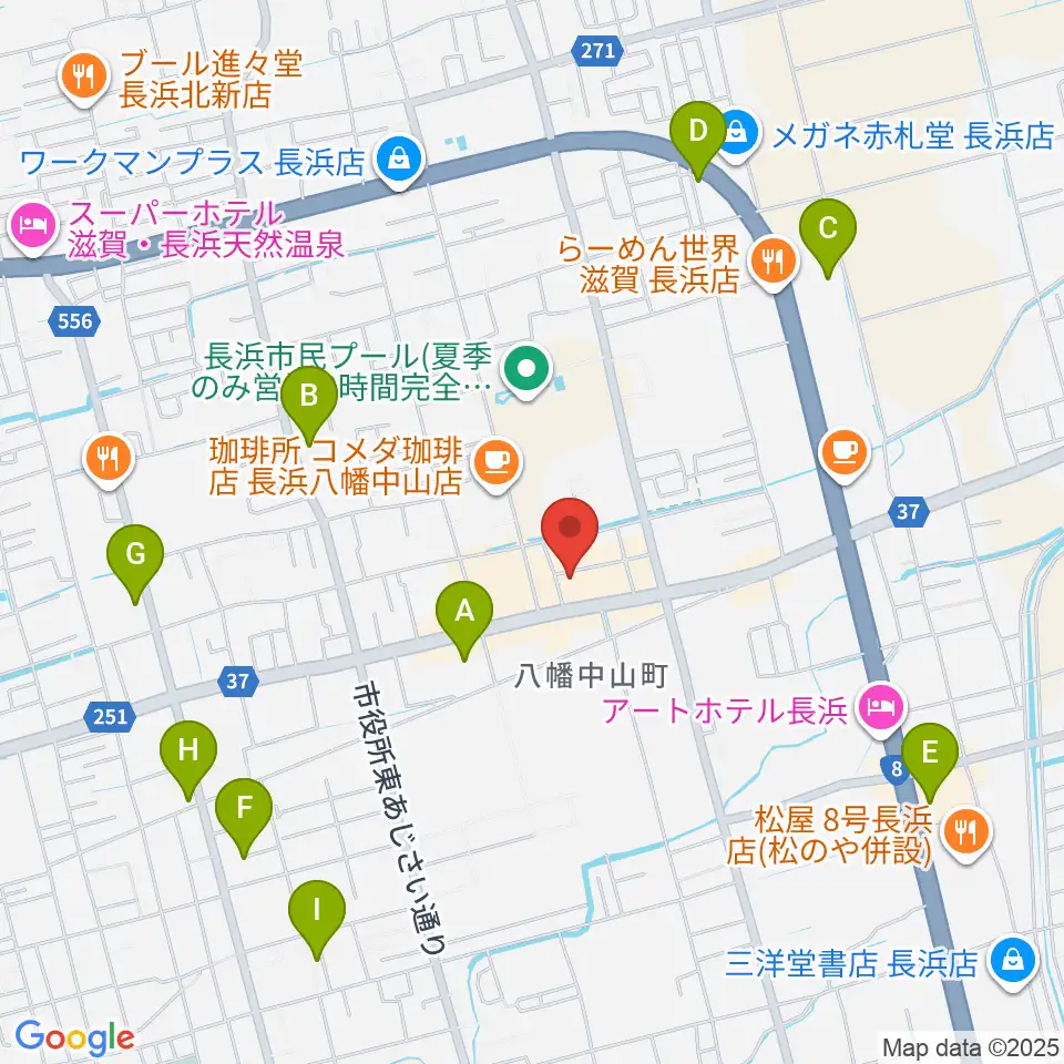 イケダ光音堂周辺の駐車場・コインパーキング一覧地図