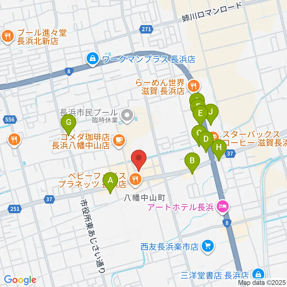 イケダ光音堂周辺の駐車場・コインパーキング一覧地図