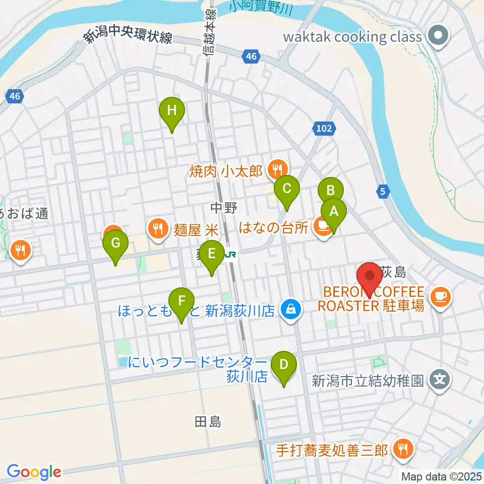 カネヅカ楽器周辺の駐車場・コインパーキング一覧地図