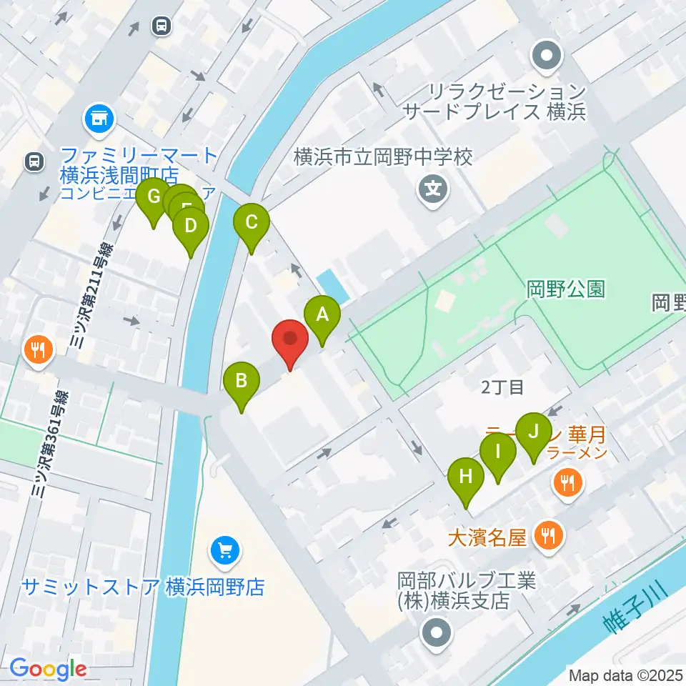 モアハーモニー周辺の駐車場・コインパーキング一覧地図