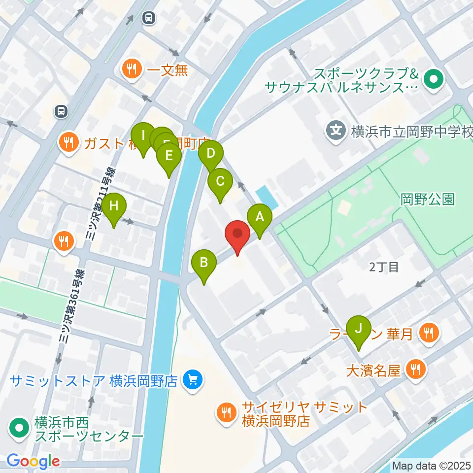 モアハーモニー周辺の駐車場・コインパーキング一覧地図
