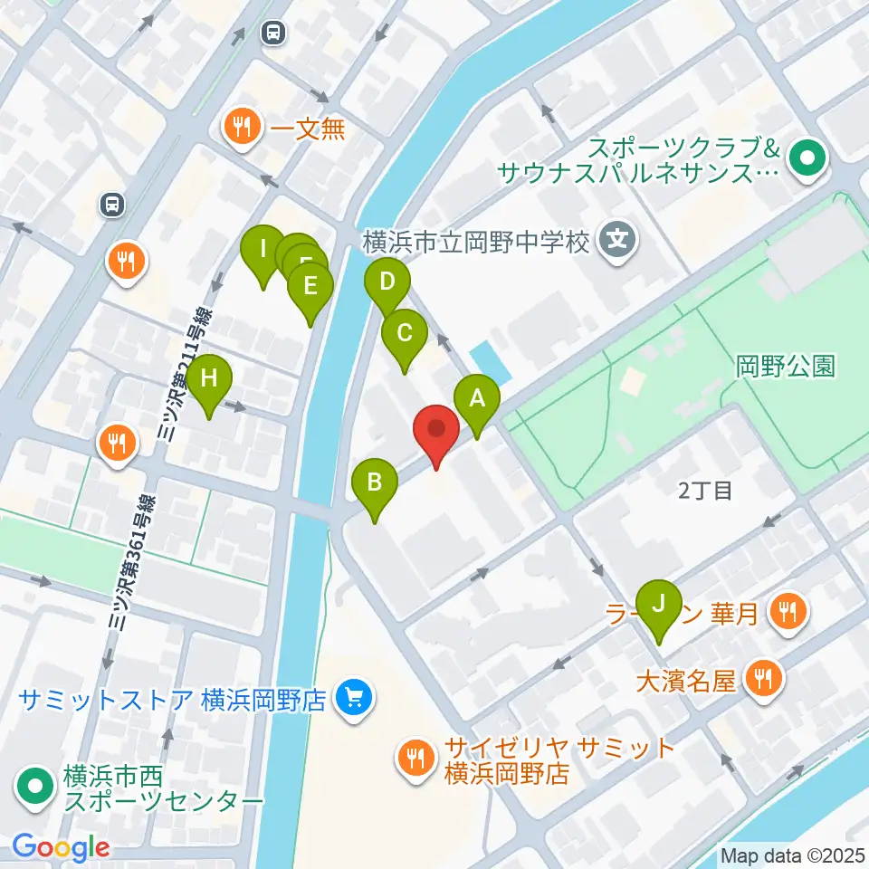 モアハーモニー周辺の駐車場・コインパーキング一覧地図