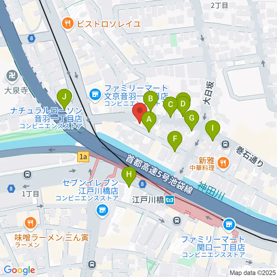 スタジオピアーチェ周辺の駐車場・コインパーキング一覧地図