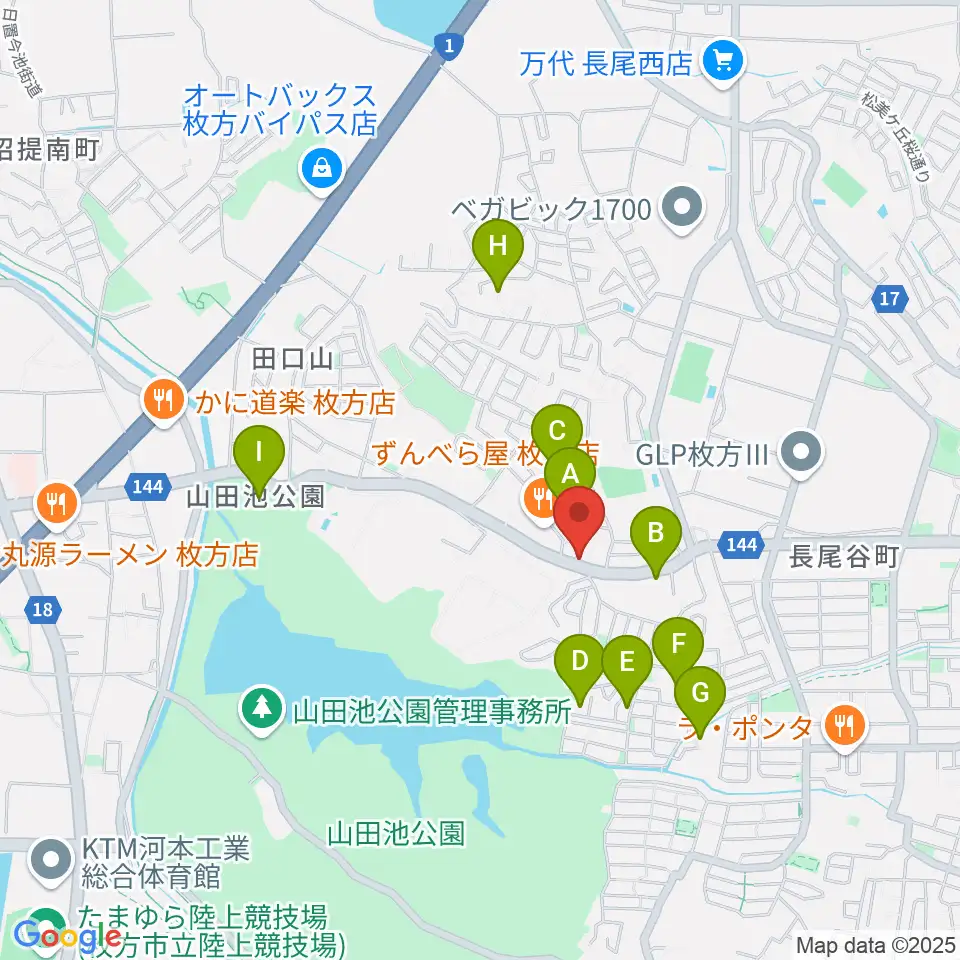 京阪ピアノサービス周辺の駐車場・コインパーキング一覧地図
