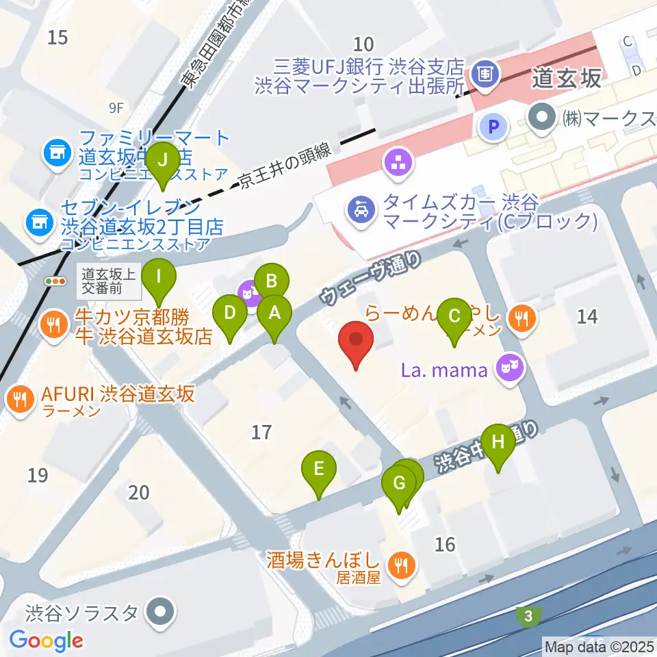 ノナカ・ミュージックハウス周辺の駐車場・コインパーキング一覧地図