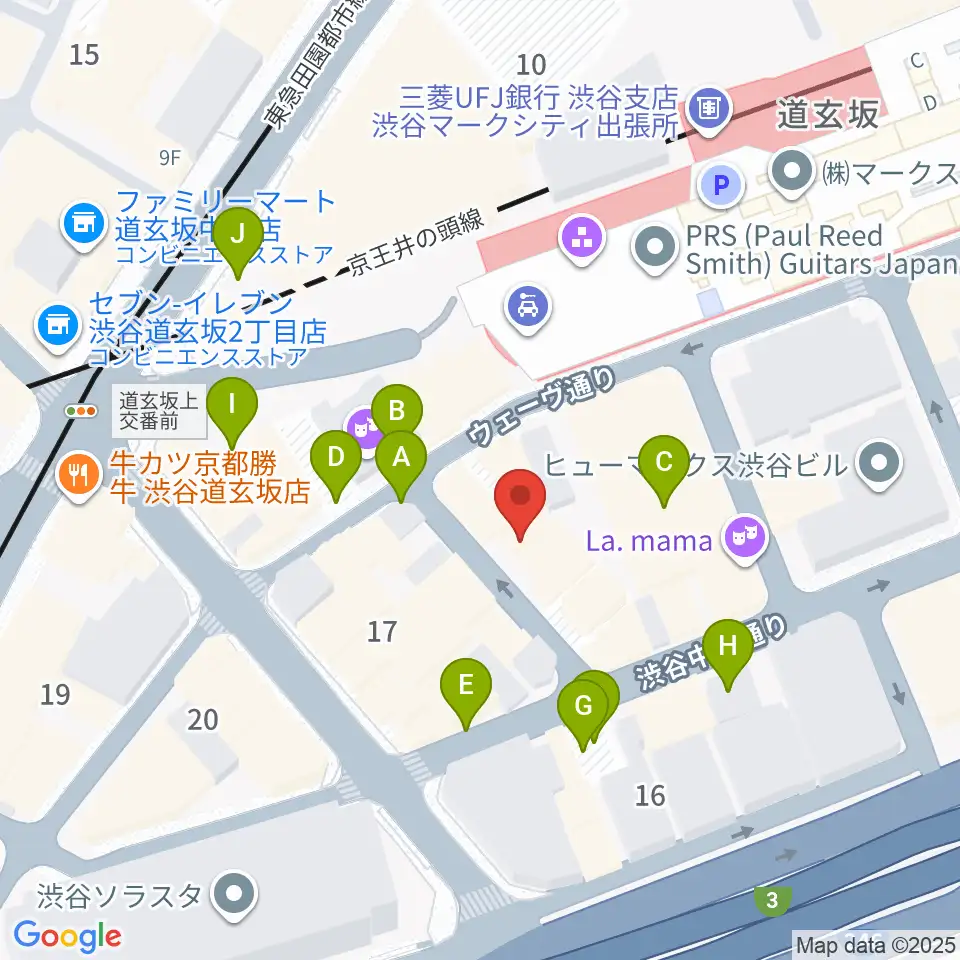 ノナカ・ミュージックハウス周辺の駐車場・コインパーキング一覧地図