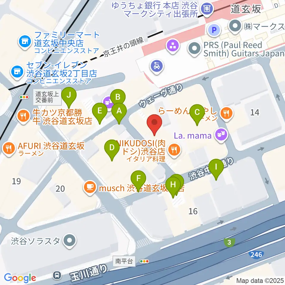 ノナカ・ミュージックハウス周辺の駐車場・コインパーキング一覧地図