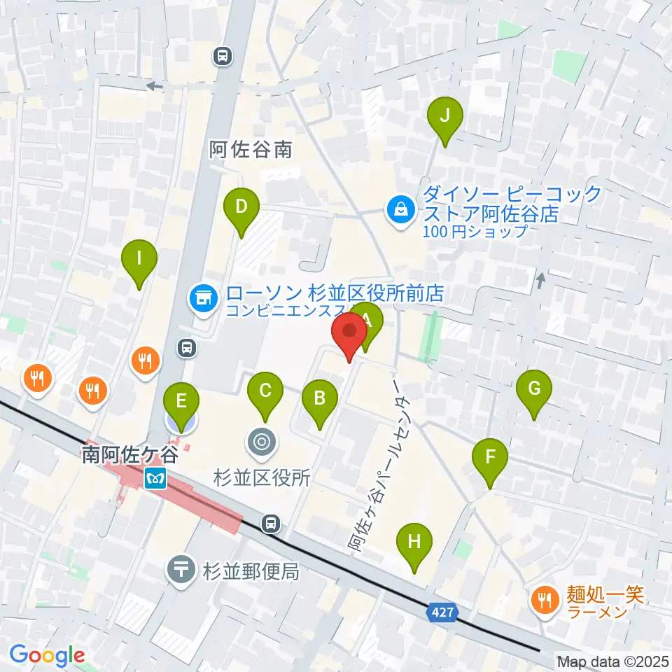 阿佐ヶ谷シアターシャイン周辺の駐車場・コインパーキング一覧地図