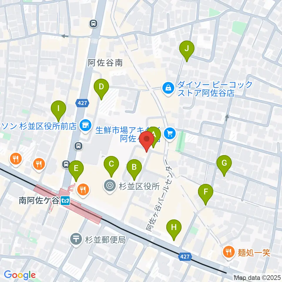 阿佐ヶ谷シアターシャイン周辺の駐車場・コインパーキング一覧地図