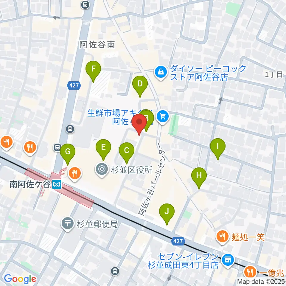 阿佐ヶ谷シアターシャイン周辺の駐車場・コインパーキング一覧地図