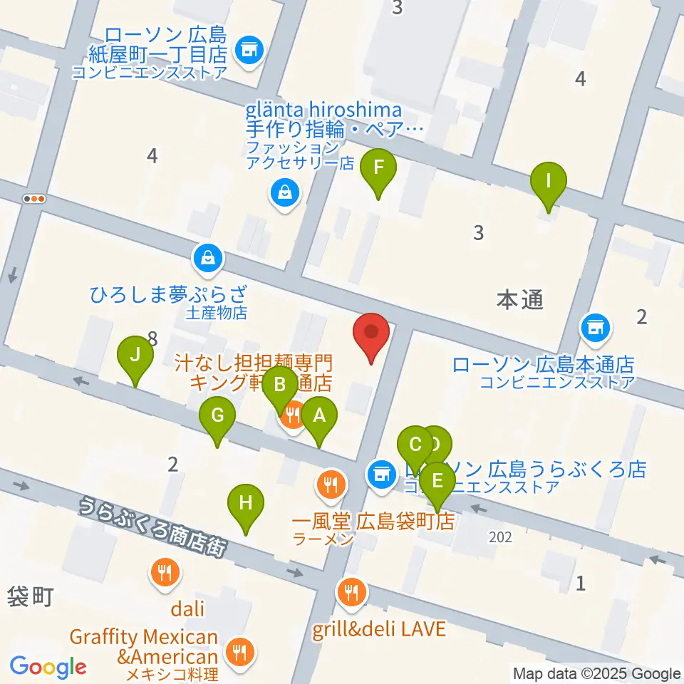 BIGBOSS広島周辺の駐車場・コインパーキング一覧地図