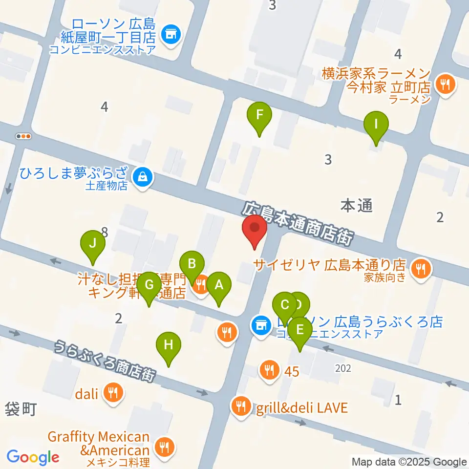 BIGBOSS広島周辺の駐車場・コインパーキング一覧地図