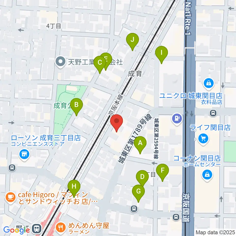 アトリエS-pace周辺の駐車場・コインパーキング一覧地図