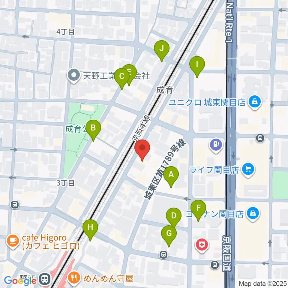 アトリエS-pace周辺の駐車場・コインパーキング一覧地図