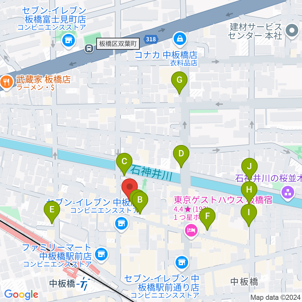 新生館スタジオ周辺の駐車場・コインパーキング一覧地図