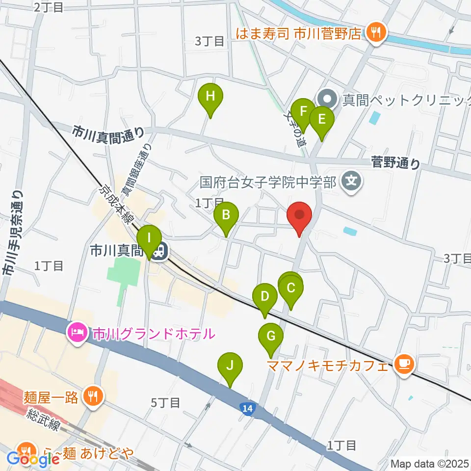 三陽楽器店周辺の駐車場・コインパーキング一覧地図