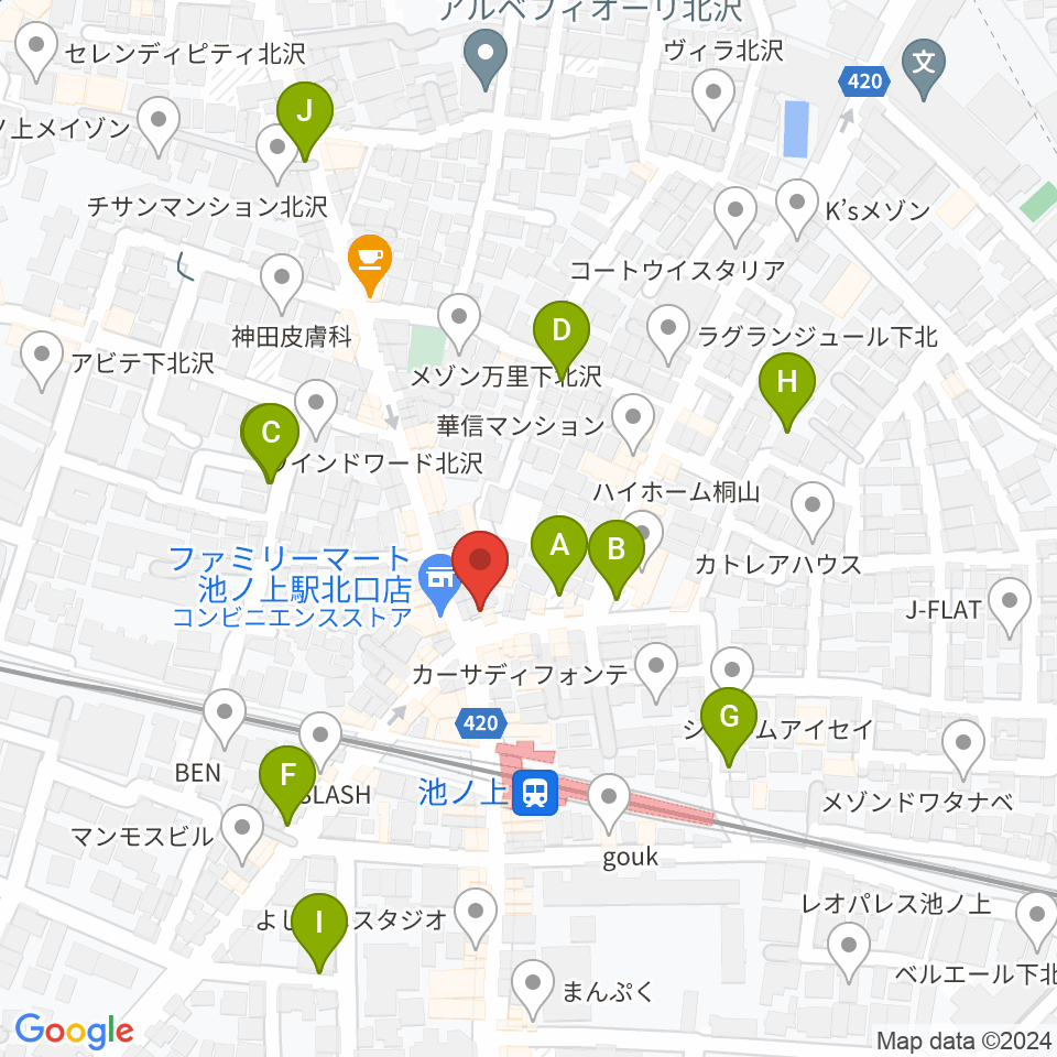 あ～とすぺ～すMASUO周辺の駐車場・コインパーキング一覧地図