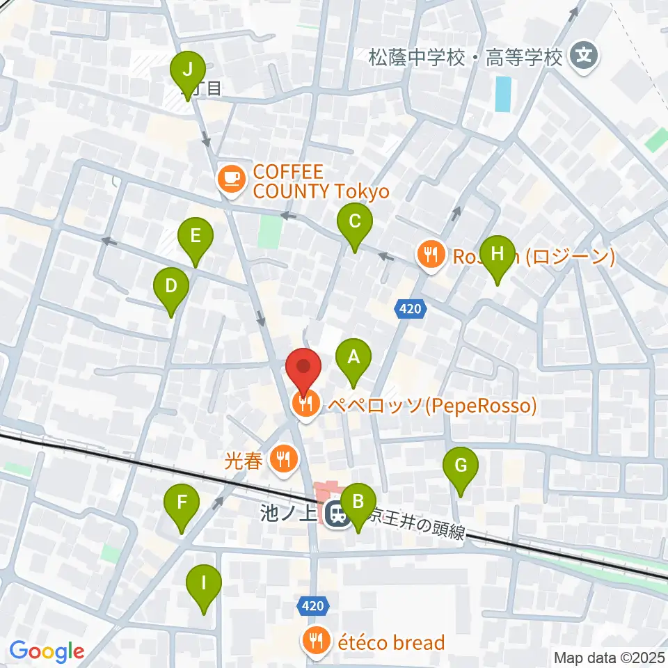 あ~とすぺ~すMASUO周辺の駐車場・コインパーキング一覧地図