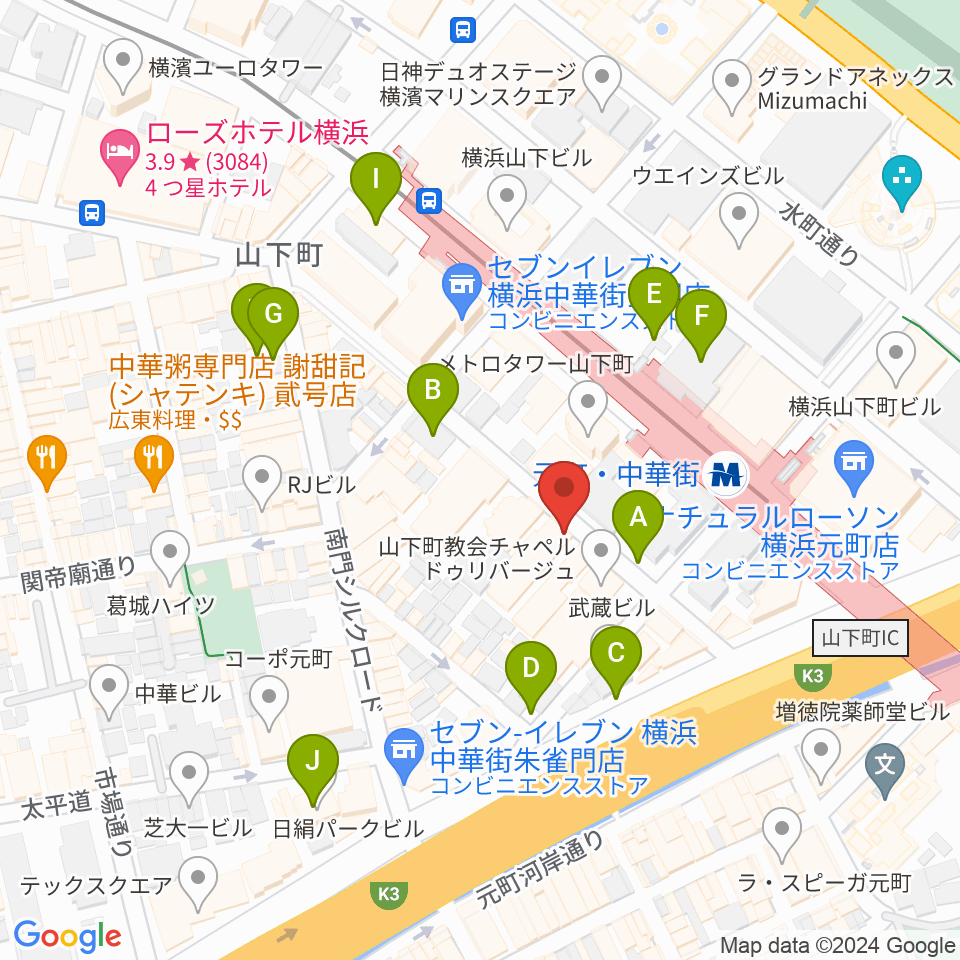 シャンソニエ・デュモン周辺の駐車場・コインパーキング一覧地図
