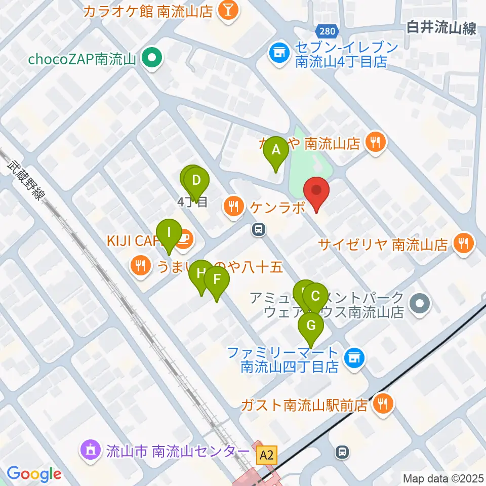 みみミュージック周辺の駐車場・コインパーキング一覧地図