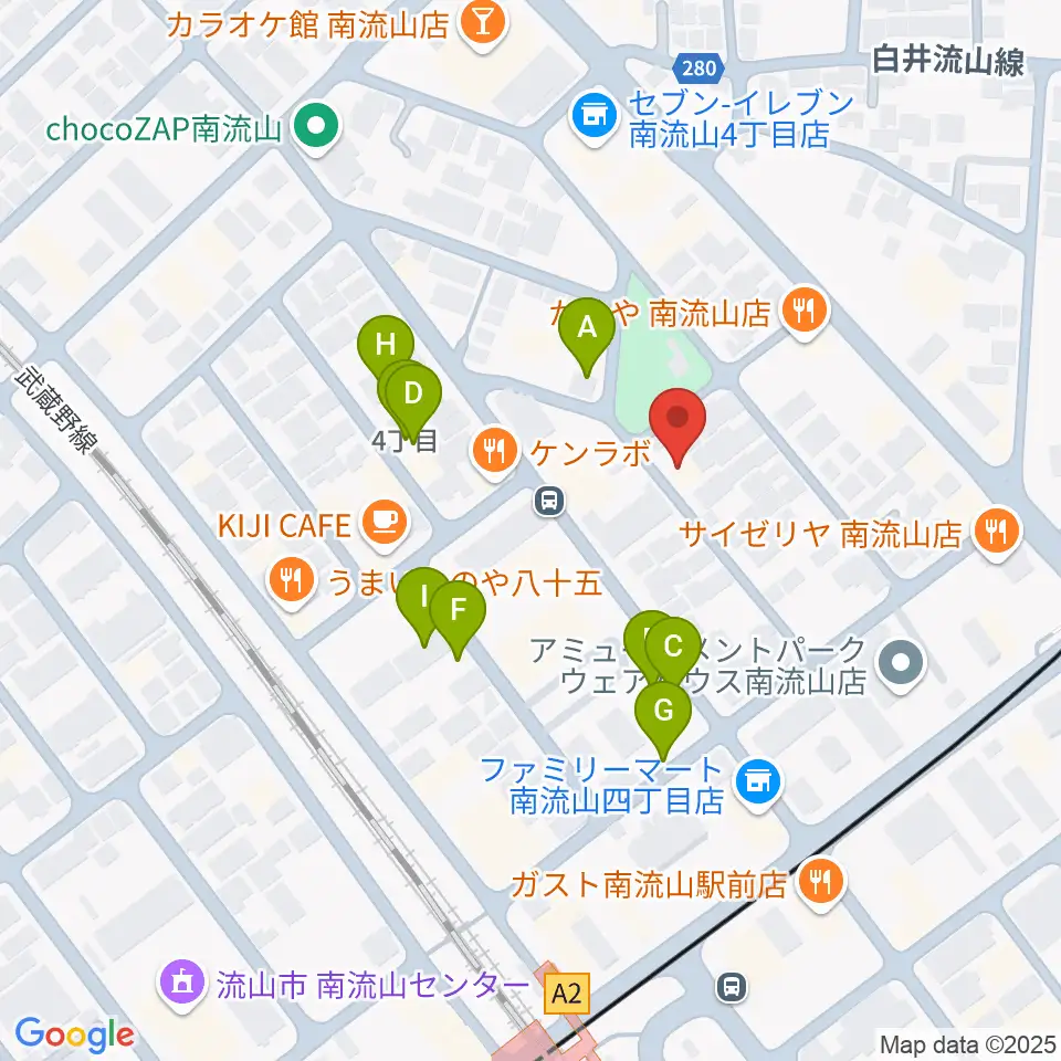 みみミュージック周辺の駐車場・コインパーキング一覧地図